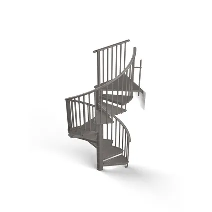 Escalier en colimaçon Delta - Sogem - métal - diamètre 120 cm - hauteur 300 cm - moderne 4