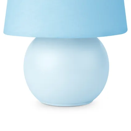 Lampe de table Home Sweet Home Isla bleu ⌀16cm 40W 6