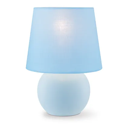 Lampe de table Home Sweet Home Isla bleu ⌀16cm 40W 8