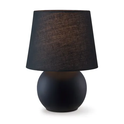 Lampe de table Home Sweet Home Isla noir ⌀16cm 40W