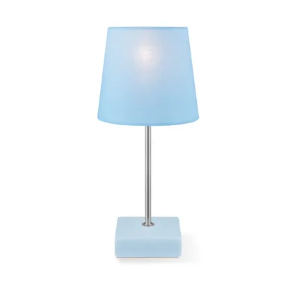 Lampe à poser Home Sweet Home Arica bleu ⌀15cm E14