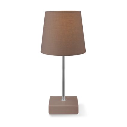 Lampe à poser Home Sweet Home Arica brun ⌀15cm E14