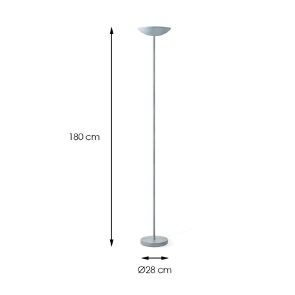 Lampadaire Home Sweet Home Easy blanc sable ⌀28cm 12,5W 3