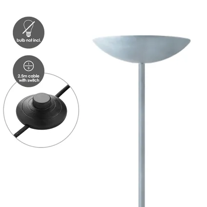 Lampadaire Home Sweet Home Easy blanc sable ⌀28cm 12,5W 4