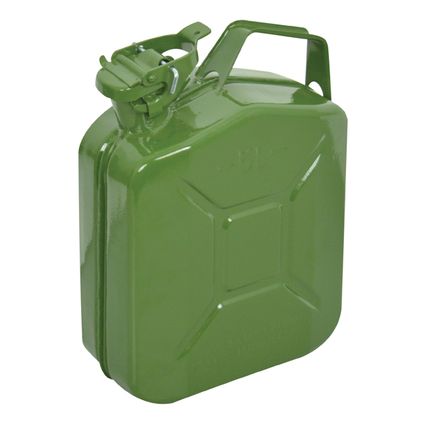 Carpoint benzine jerrycan metaal groen 5L