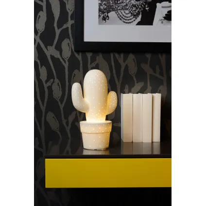 Lampe de table Lucide Cactus blanche E14 40W 3