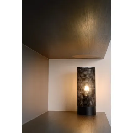 Lucide tafellamp Beli zwart ⌀12cm E27 3