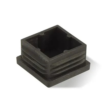 Meubeldop vierkant 30x30mm zwart 4 stuks