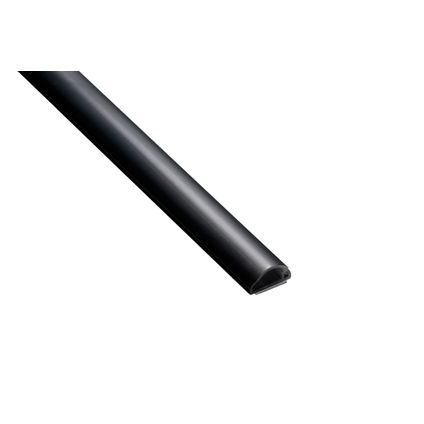 D-Line zelfklevende kabelgoot halfrond 16x8mm 2m zwart