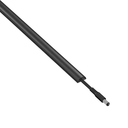 D-Line zelfklevende kabelgoot halfrond 16x8mm 2m zwart 5
