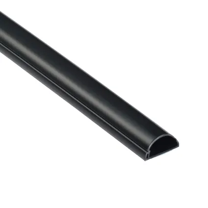 D-Line zelfklevend kabelgoot halfrond 30x15mm 2m zwart 3
