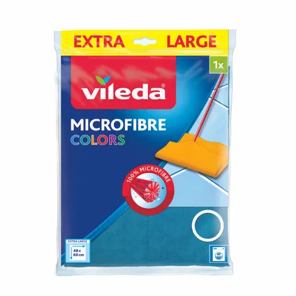 Vileda Microvezeldweil Colors XL 48x60cm 1st 2
