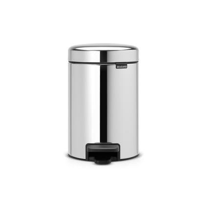 Brabantia pedaalemmer NewIcon 3L brilliant staal