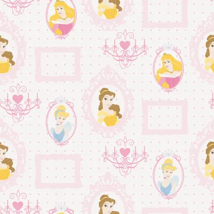 Disney Papierbehang Princess Frames meerkleurig 2