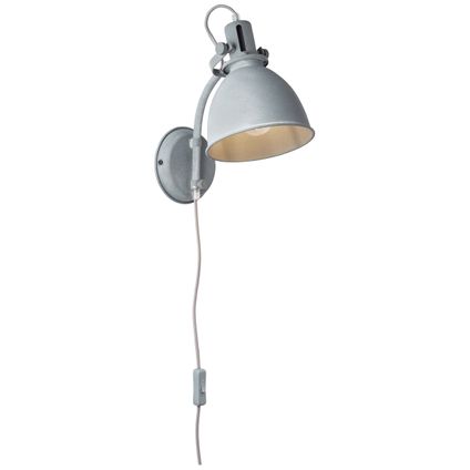 Brilliant wandlamp Jesper betongrijs E27