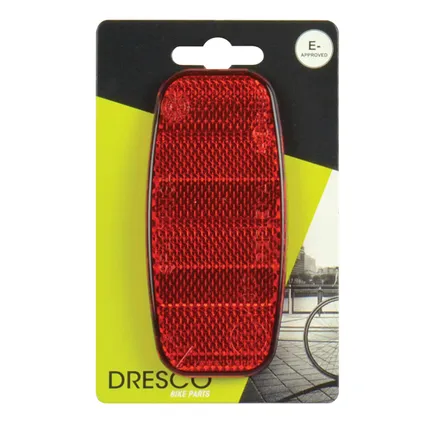 Réflecteur Dresco rouge/noir 112x54mm 2