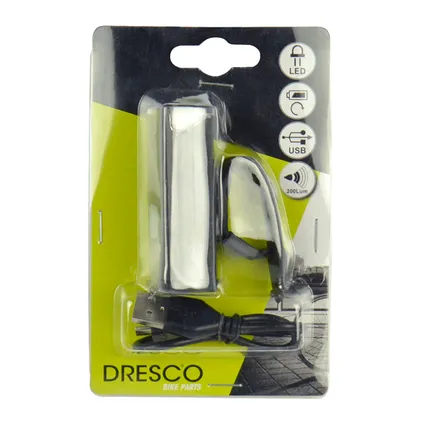 Feu avant rechargeable par USB Dresco 8