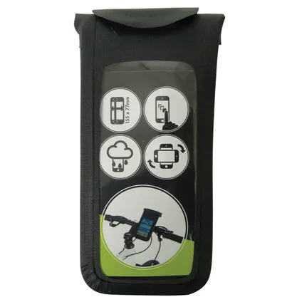 Support de smartphone pour vélo et housse Dresco 155x77x11mm