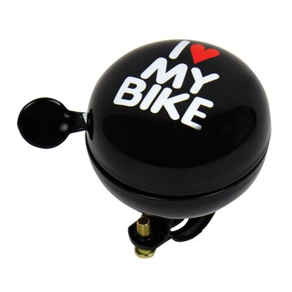 Dresco fietsbel Dingdong ‘I Love My Bike’ 60mm