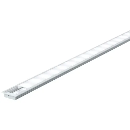 Profilé encastrable strip LED Floor Paulmann aluminium satin 100x27mm 18
