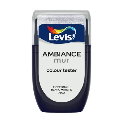 Levis muurverf tester Ambiance marmerwit mat 30ml 2