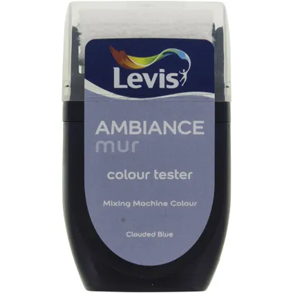 Levis muurverf 'Ambiance Extra Mat' clouded blue mat 30ml