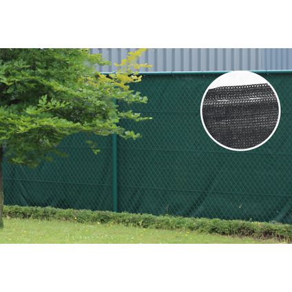 Giardino privacyscherm zichtdoek Ombra Zicht zwart 95x150cm 10m