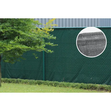 Giardino privacyscherm zichtdoek Ombra grijs 10mx150cm