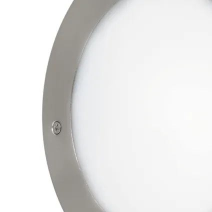 EGLO wandlamp Vento mat chroom ⌀18,5cm 5,4W 2