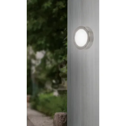 EGLO wandlamp Vento mat chroom ⌀18,5cm 5,4W 4