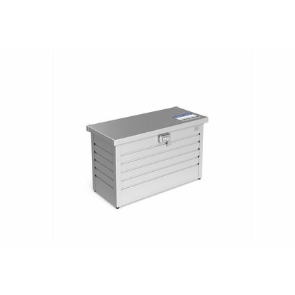 Biohort pakket-box 100 zilver metallic 101x46x61cm