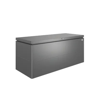 Coffre de Jardin Biohort LoungeBox 200 gris foncé métallique 84x200cm