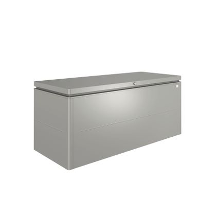 Coffre de Jardin Biohort LoungeBox 200 gris quartz métallique 84x200x88,5cm