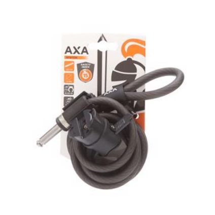 AXA Newton Plug In - Câble antivol vélo 150cm noir - ART - Acier - Compact