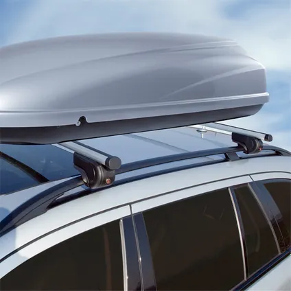 Twinny Load Porte charges de toit universelle Alu Driver 124cm pour voitures avec portefaix d'origine 2
