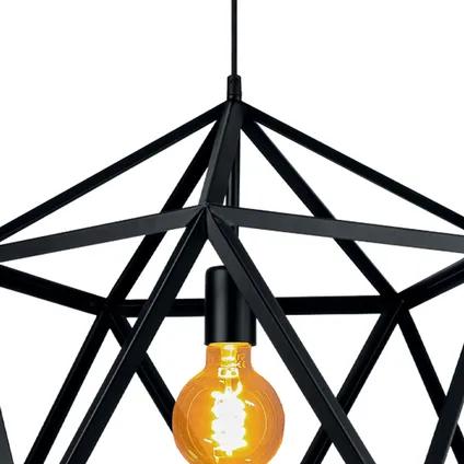EGLO hanglamp Embleton zwart ⌀46cm E27 2
