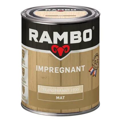 Rambo impregnant transparant 1200 kleurloos 0,75L 3
