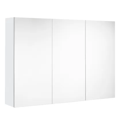 Allibert spiegelkast Look 100cm VDE 3 deuren glanzend wit