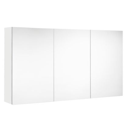 Allibert spiegelkast Look 120cm VDE 3 deuren glanzend wit