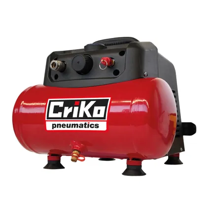 Criko compressor C00003124RC olievrij 1,5 PK 8 Bar 6L
