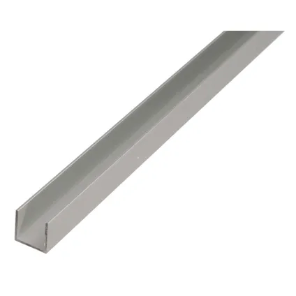 Profilé en U Alberts aluminium 25x25x2mm 2m