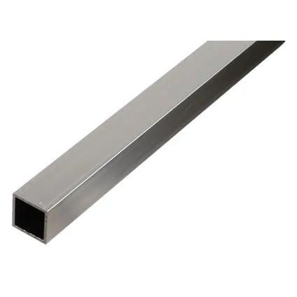 Alberts Profil BA aluminium carré surface naturelle 10x10x1mm 1m