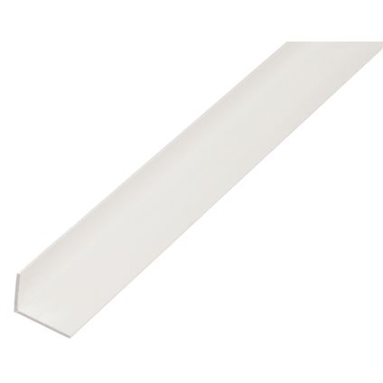 Cornière Alberts plastique blanche 20x10x1,5mm 2,6m