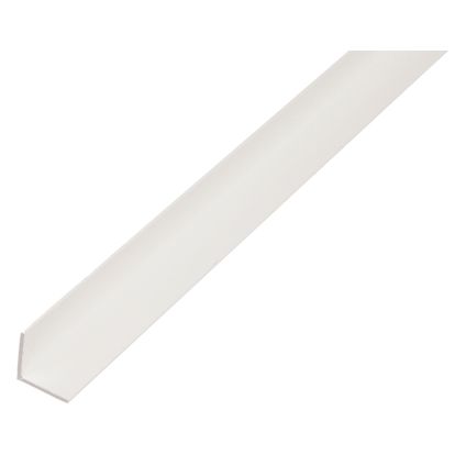 Profilé d'angle PVC Alberts blanc 25x25x1,5mm 2,6m