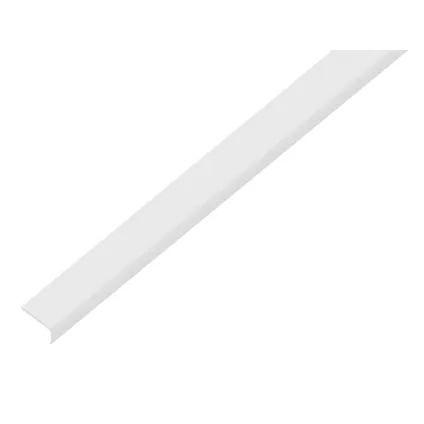 Alberts profil de fermeture PVC blanc 14x6x1mm 1m