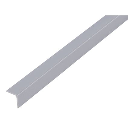 Profil d'angle Alberts pvc gris 10x10x1mm 1m