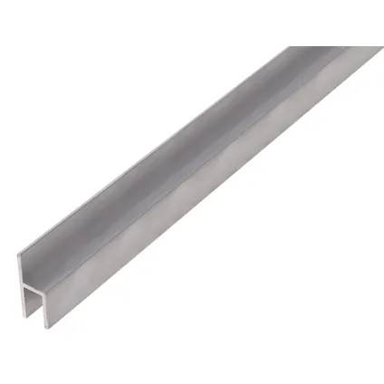 Alberts BA-profiel H-vorm aluminium zilverkleurig