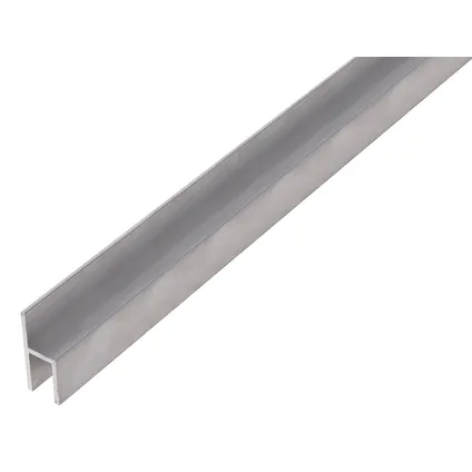 Alberts BA-profil H-forme en aluminium naturel 26x1,5x11mm 2m