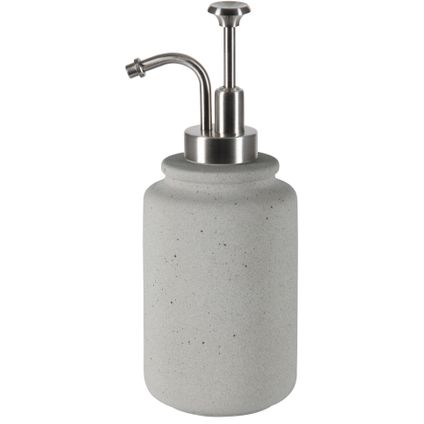Distributeur de savon Spirella Cement gris