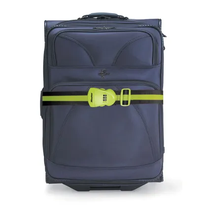 Master Lock bagageriem 2m groen-grijs 2